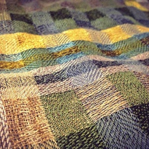 Eponym Handwoven Heirloom Scarf in Cashmere, Silk and Linen Dark Hedges Collection A/W14 image 2