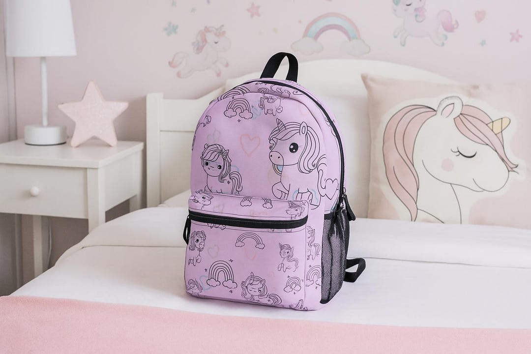 Whimsical Unicorn Backpack: Kids School Bag - Adventure Ready - Etsy