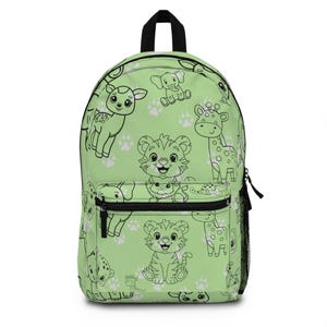 Niedlicher Tierrucksack für Kinder, Schultasche, Kindergartenrucksack, Geschenk für Kinder, umweltfreundliche Schulsachen