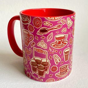 Mug for Indian tea lovers India inspired gift coffee mug unique art