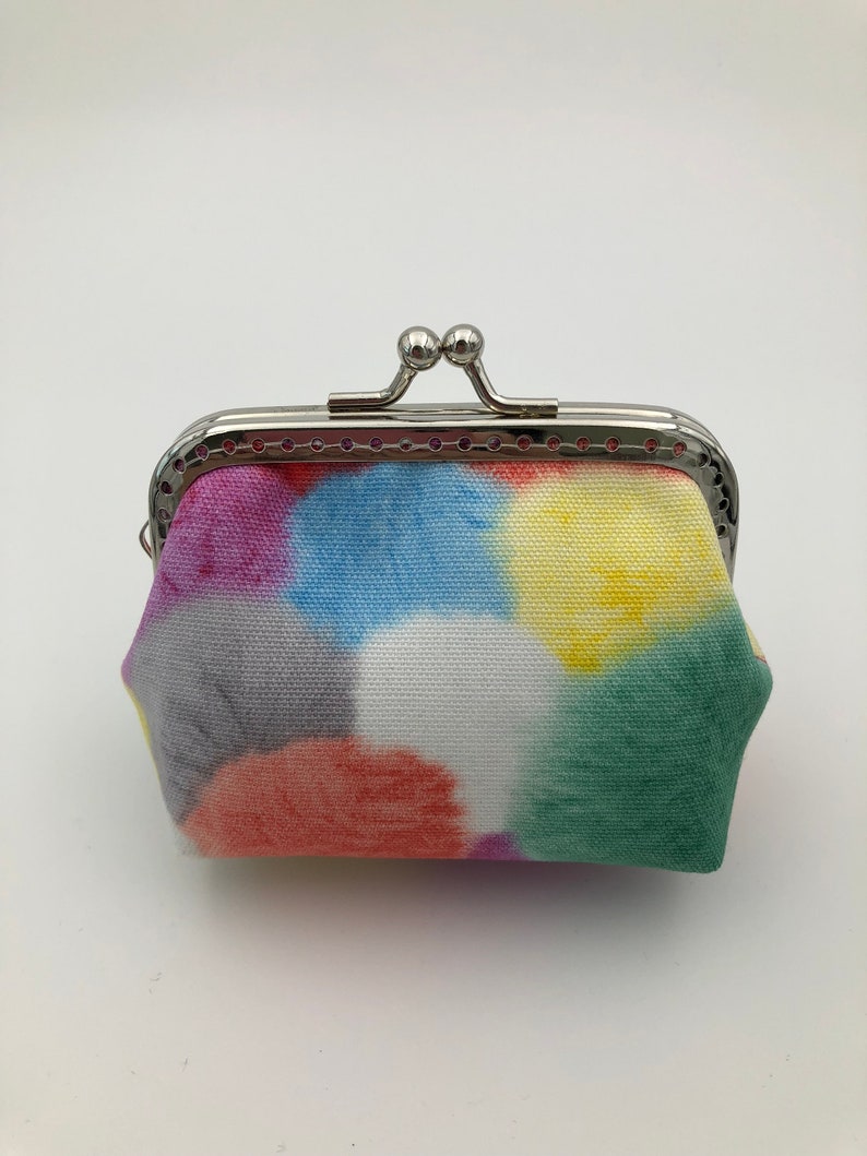 Small and Cute Colourful Fur Coin Purse Clasp Purse Framed Purse Kisslock Purse Free Shipping