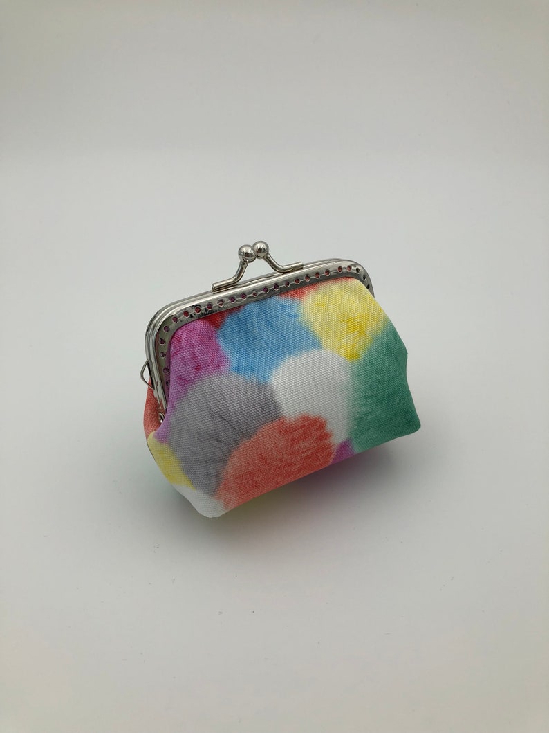 Small and Cute Colourful Fur Coin Purse Clasp Purse Framed Purse Kisslock Purse Free Shipping