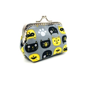 Münze Geldbörse Verschluss, Verschluss Geldbörse, Kuss Lock Brieftasche, Kisslock Geldbörse, Metall Rahmen Tasche, Katze Münze Geldbörse Schlüsselanhänger, Weihnachtsgeschenk für Mutter
