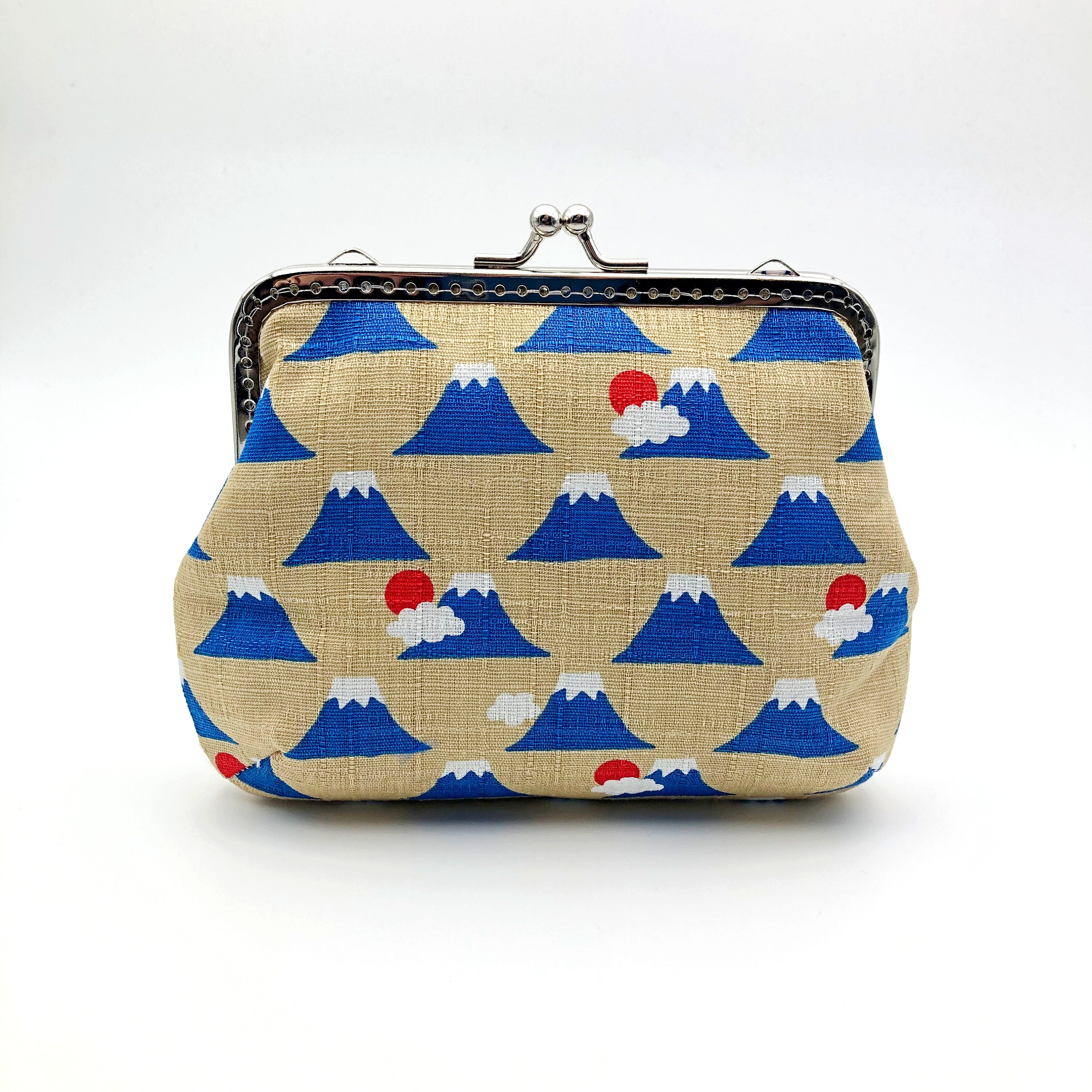 Clasp Coin Purse, Kiss Lock Change Wallet, Fuji Mountain