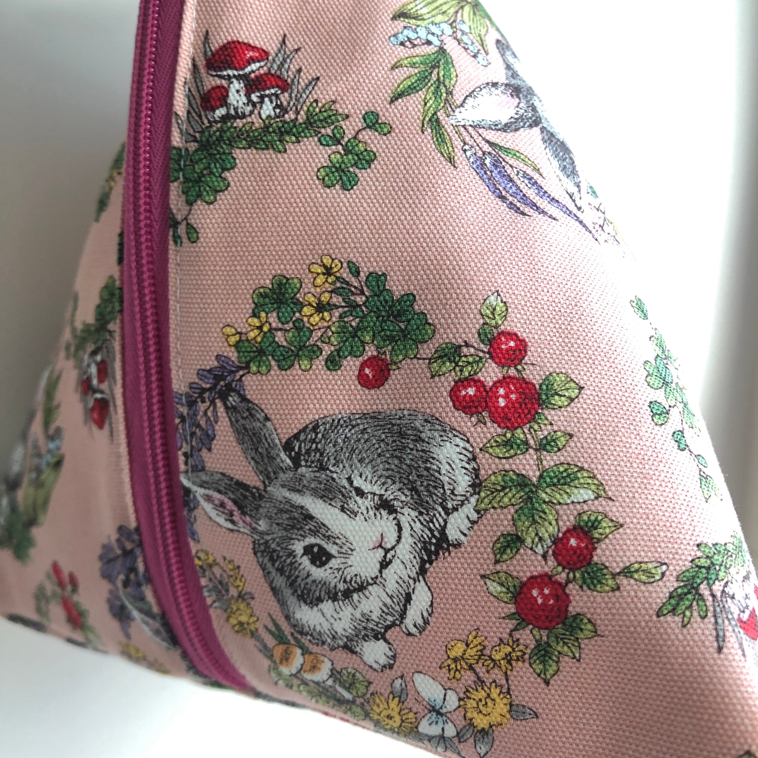 Triangular Pyramid Bag Triangle Bag, Pyramid Bag, Japanese Bag, Bunny, Rabbit, Gift for Her - Etsy