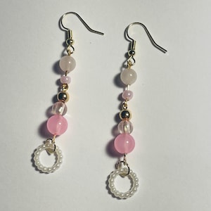 pretty in pink earrings