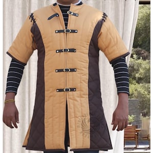 Medieval Gambeson with Detachable Sleeves: LARP & Ren Faire Costume