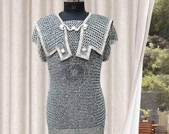 Anodized Aluminum Chainmail Shirt: 9MM Round Ring, Roman Legion Reenactment