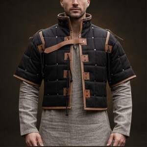 Medieval Costume Jacket –Padded Gambeson LARP Armor For Renfaire Outfit