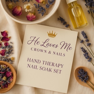 Hand Therapy Nail Soaks | Herbal Infusion | Organic | Almond Oil