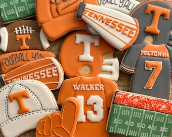 Tennessee Vols football cookies 1 dozen Go Vols