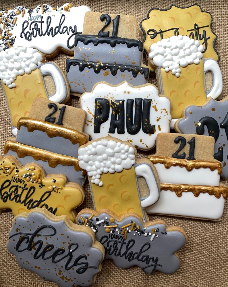 Birthday cookies 1 doz custom image 8