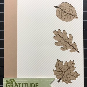 Fall Thank You Card