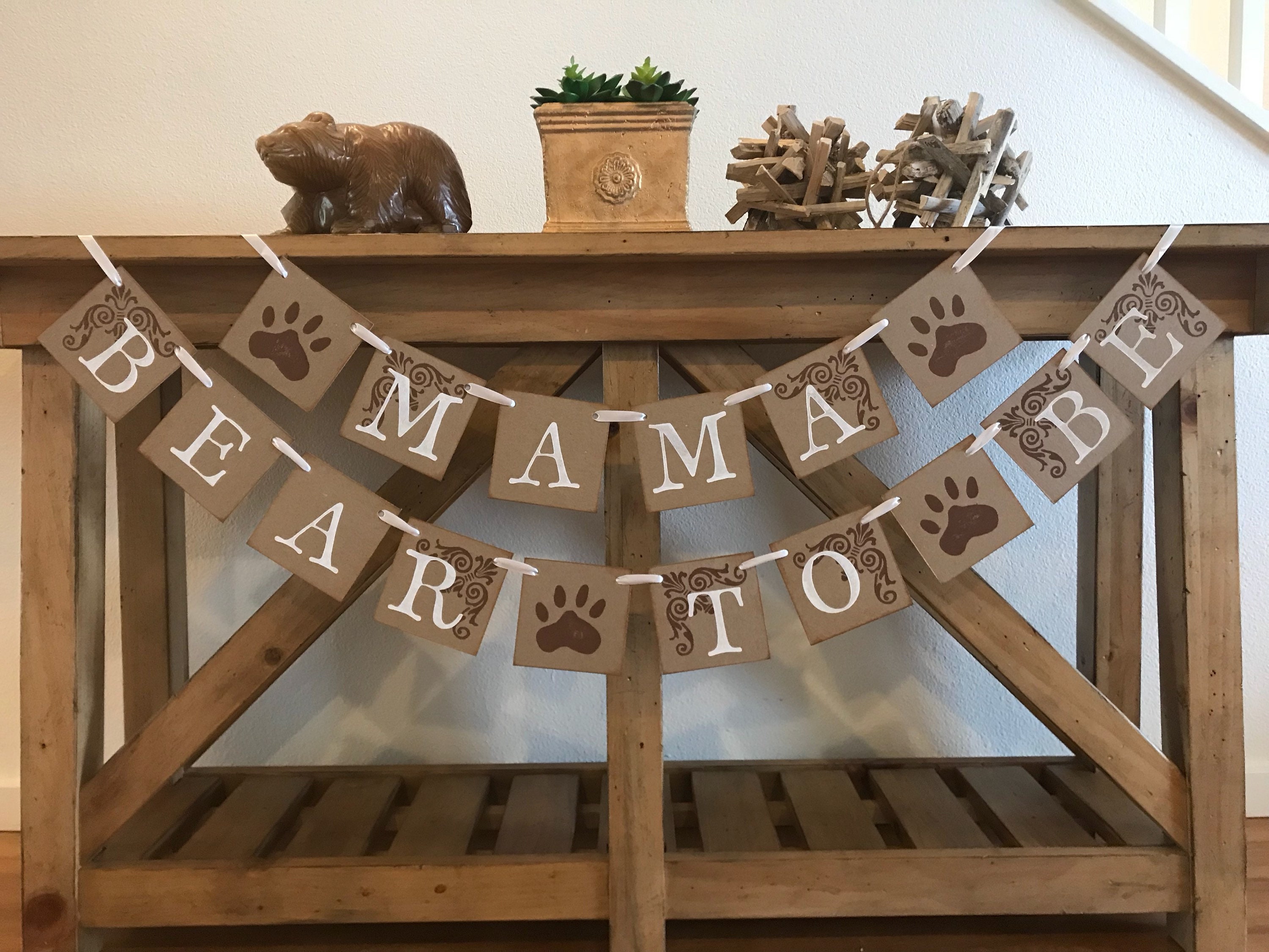 Mama Bear To Be Baby Shower Decoration Baby Bear Baby ...