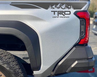 TRD Off Road Decals for Tacoma 2024-2026 Truck Bedside Vinyl Sticker