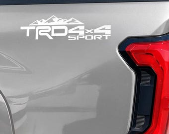 TRD 4X4 Sport Decals for TUNDRA 2024 2025 2026 Truck Bedside Vinyl Sticker Mountain 2Pc