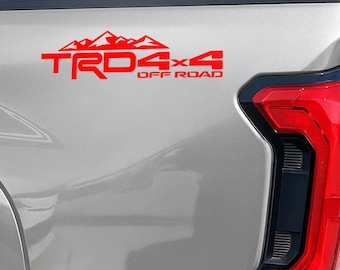TRD 4X4 Off Road Decals for TUNDRA 2024 2025 2026 Truck Bedside Vinyl Mountain