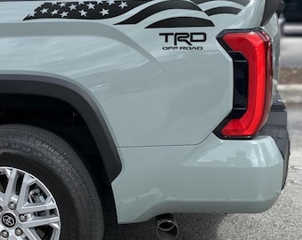 Tacoma 2024 2025 2026 TRD Off Road Decals for Toyota Truck Bedside Vinyl Stickers Flag