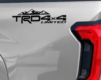TRD 4X4 Limited Decals for TUNDRA 2024 2025 2026 Truck Bedside Vinyl Sticker Mountain