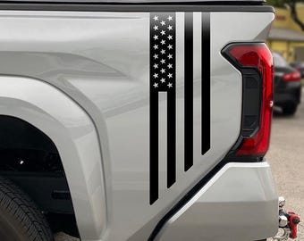 Toyota Tacoma 2024-2026 Truck Bedside Flag Vinyl Decals SR5 TRD Off Road Sport Stickers