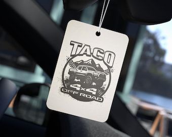 Autoluchtverfrisser met tacothema | Leuk cadeau voor tacoliefhebbers, cadeau voor chauffeurs