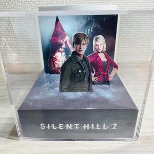 Silent Hill 2 Remake LED Handmade Diorama Cube 9cm