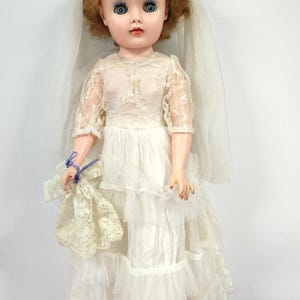 Vintage CHILTERN Bride doll