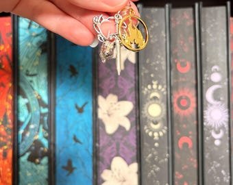 Llavero Kindle inspirado en Trono de Cristal - Aelin Corazón de Fuego, regalo para amantes de la fantasía y los libros, regalo para proteger el lector electrónico del polvo.