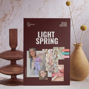 Light Spring Digital Color Palette Guide | Seasonal Color Analysis | Wardrobe & Makeup Selection | Personal Style Branding