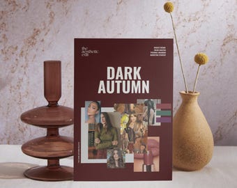 Dark Autumn Digital Color Palette Guide | Seasonal Color Analysis | Wardrobe & Makeup Selection | Personal Style Branding
