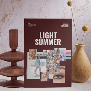 Light Summer Digital Color Palette Guide | Seasonal Color Analysis | Wardrobe & Makeup Selection | Personal Style Branding