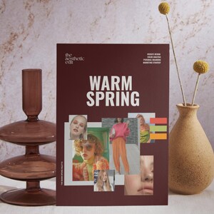Warm Spring Digital Color Palette Guide | Seasonal Color Analysis | Wardrobe & Makeup Selection | Personal Style Branding