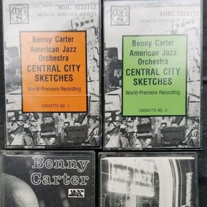 Benny Carter Cassette Jazz Central City Cookin con Carlos More Cooking 4 Cintas
