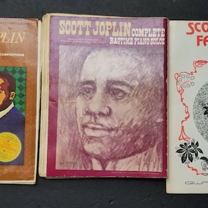 Scott Joplin Sheet Music Ragtime Stride Piano The Entertainer Rag Black History