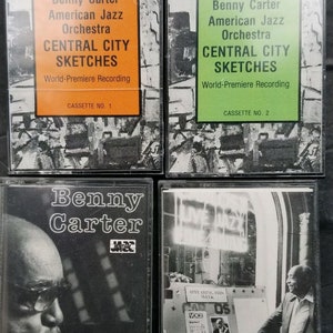 Benny Carter Cassette Jazz Central City Cookin con Carlos More Cocinando 4 Cintas