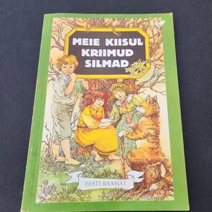 Meie Kiisul Kriimud Silmad Eesti Raamat Estonia Poezja Estońska książka wierszy