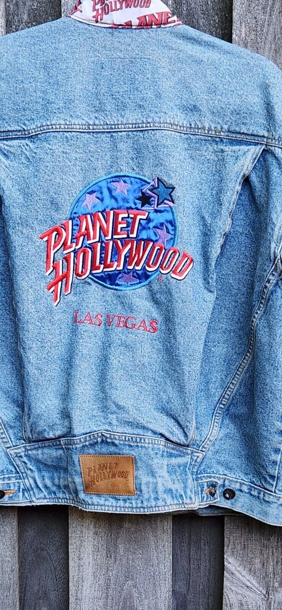 Planet Hollywood Las Vegas Denim Trucker Blue Jean