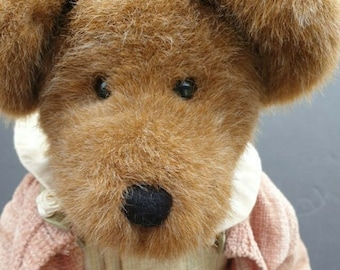 Boyds Collection Bear Poseable Girl Plush Stuffed Animal Pink Sweater