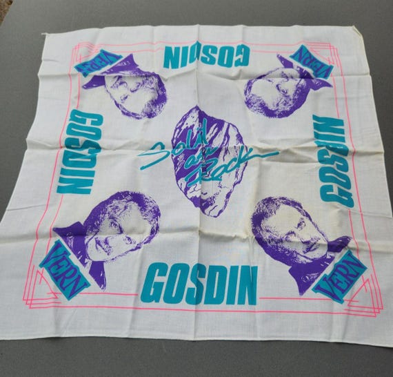 Vern Gosdin Bandana Kerchief Scarf Country Music Memorabilia