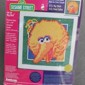 Big Bird Counted Cross Stitch Kit Sesame Street