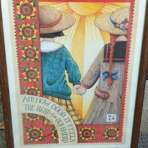 Mary Engelbreit “How Good It Feels” Friends-16x20 Art Print