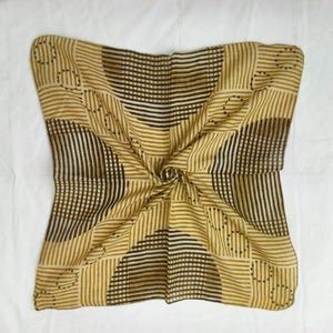 Organic Cotton Bandana: Paisley Block Print Scarf - Vibrant Colors