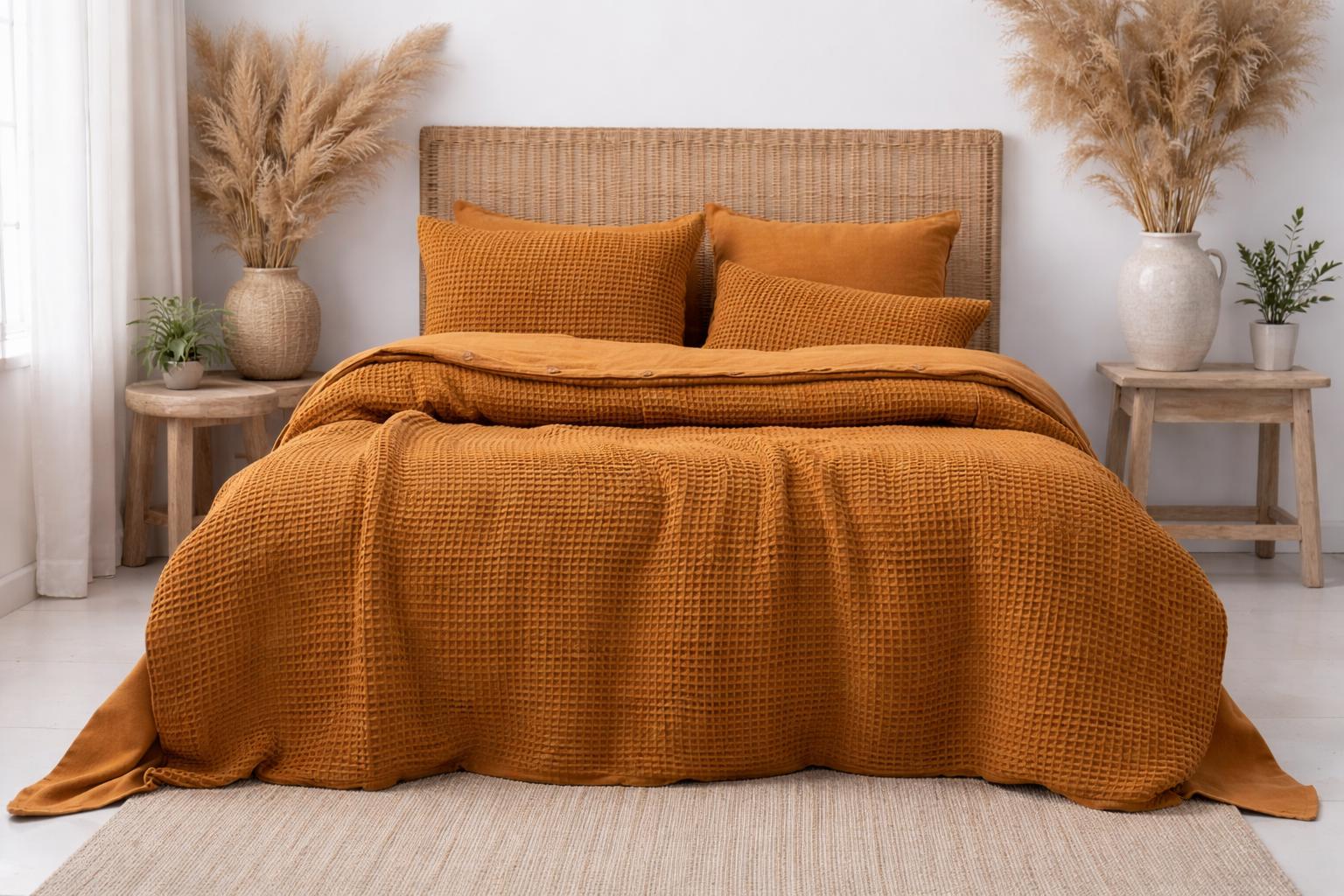 ワッフル掛け布団カバー - Etsy 日本