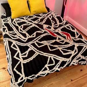 Ouroboros Chenille Bedspread