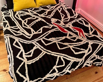 Ouroboros Chenille Bedspread