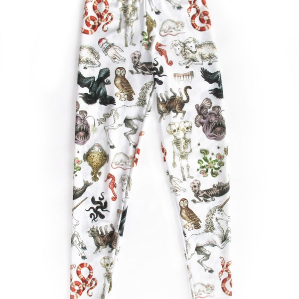 Freak of Nature Print Leggings in White