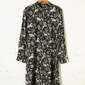 Freak of Nature Shirt Dress Black image 4