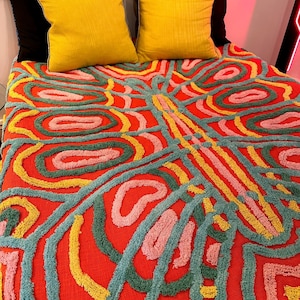 Butterfly Chenille Bedspread