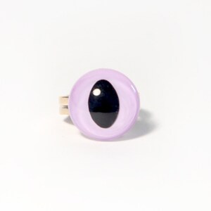 Purple Cat Eye Ring