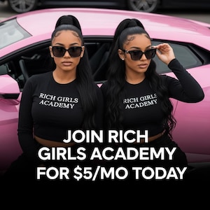 Rich Girls Academy MRR community Launch, Resell Rights Community | Business | Digital Marketing and Content Creation ,Lashes, Hair